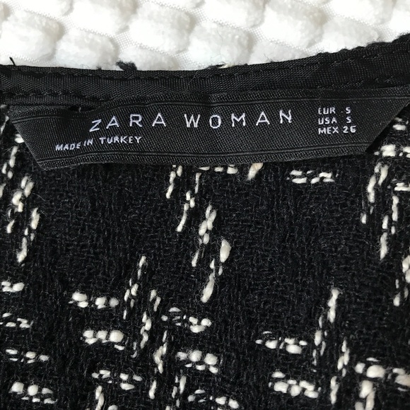 Zara Woman short sleeve tweed top  - S - Picture 8 of 9